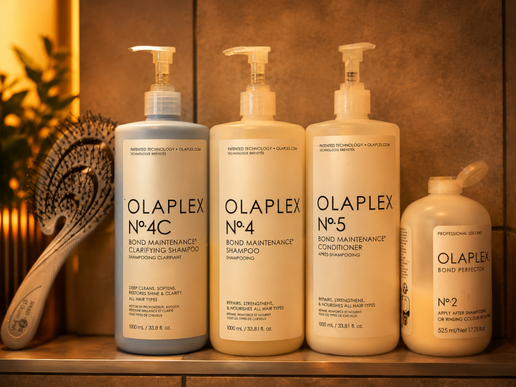 Professional Keune, Moroccanoil, Milk Shake and Olaplex hair products available at Sisters Hair & Beauty in Tavistock.